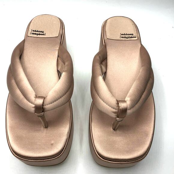 Jeffrey Campbell Luau Platform Thong Sandal Size 6 - Picture 4 of 12